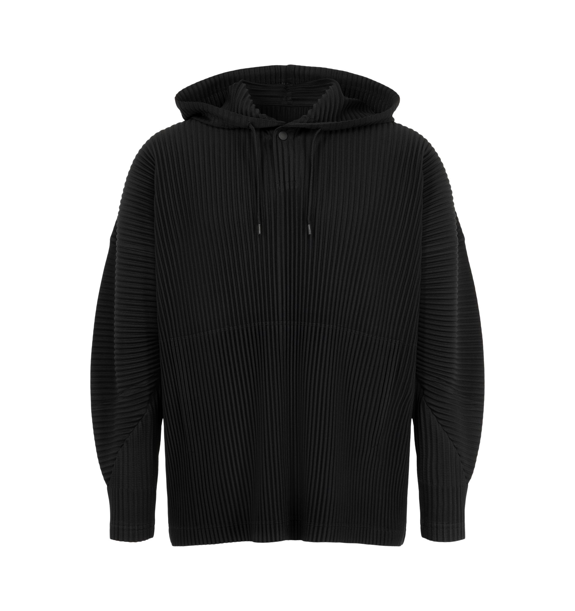 ISSEY MIYAKE 플리츠 후드 셔츠