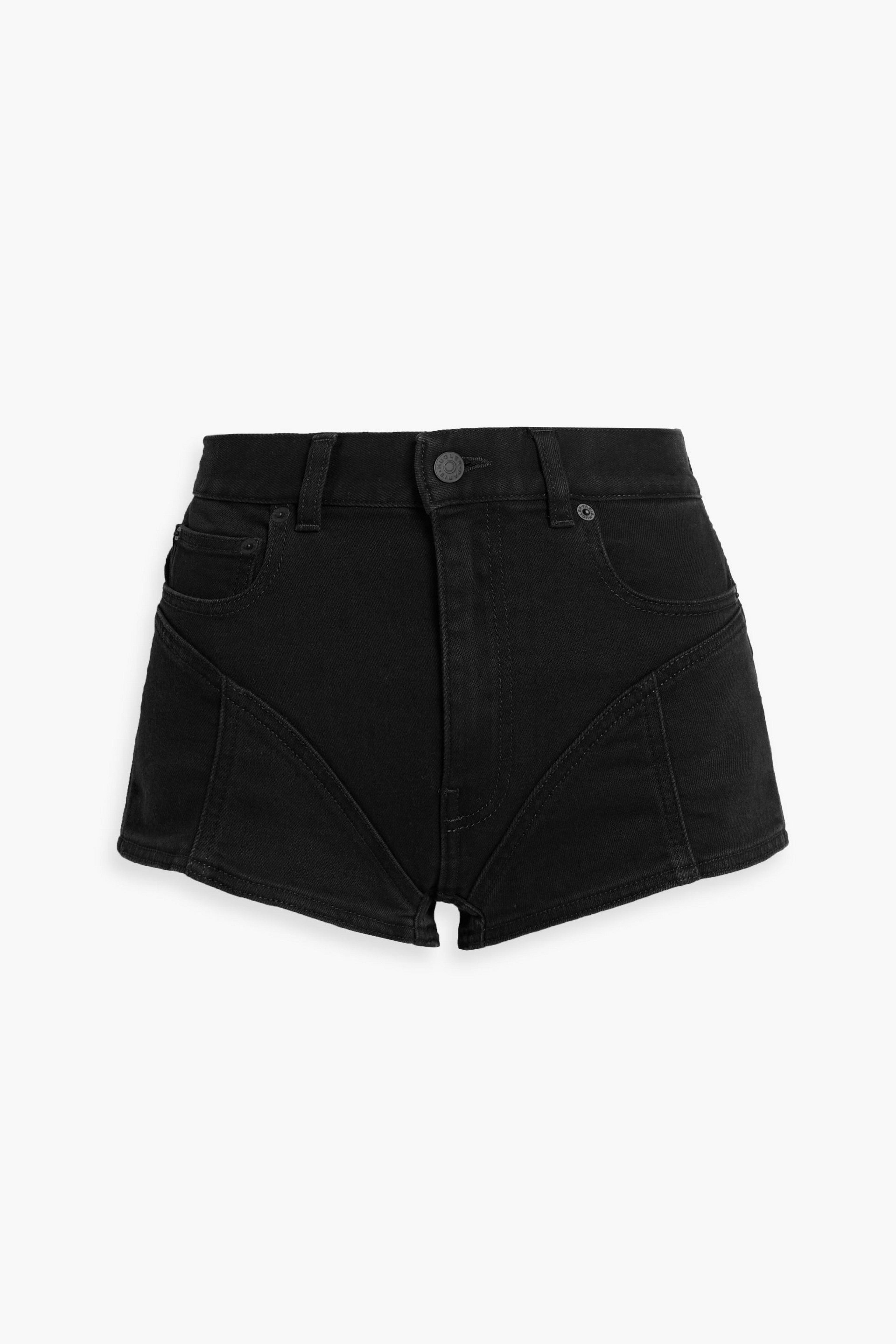 MUGLER 스쿠바 패널 데님 쇼츠