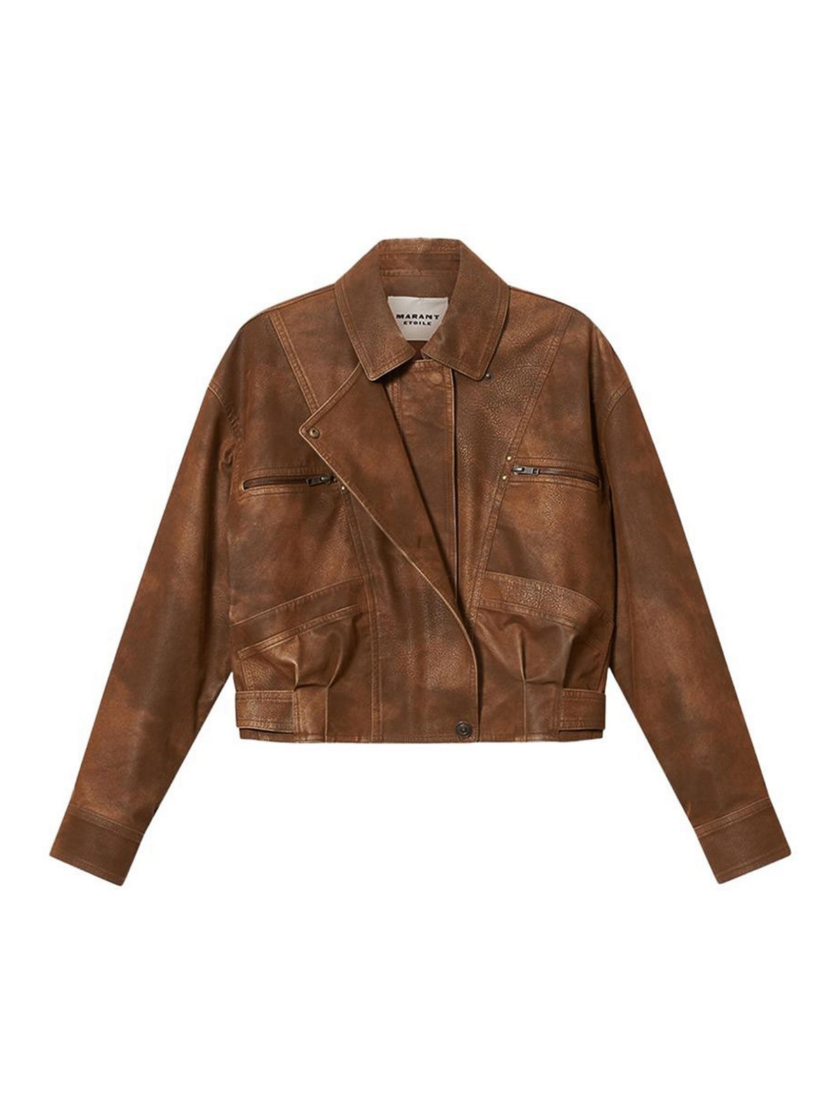 ISABEL MARANT ETOILE 브라운 페이크 스웨이드 자켓
