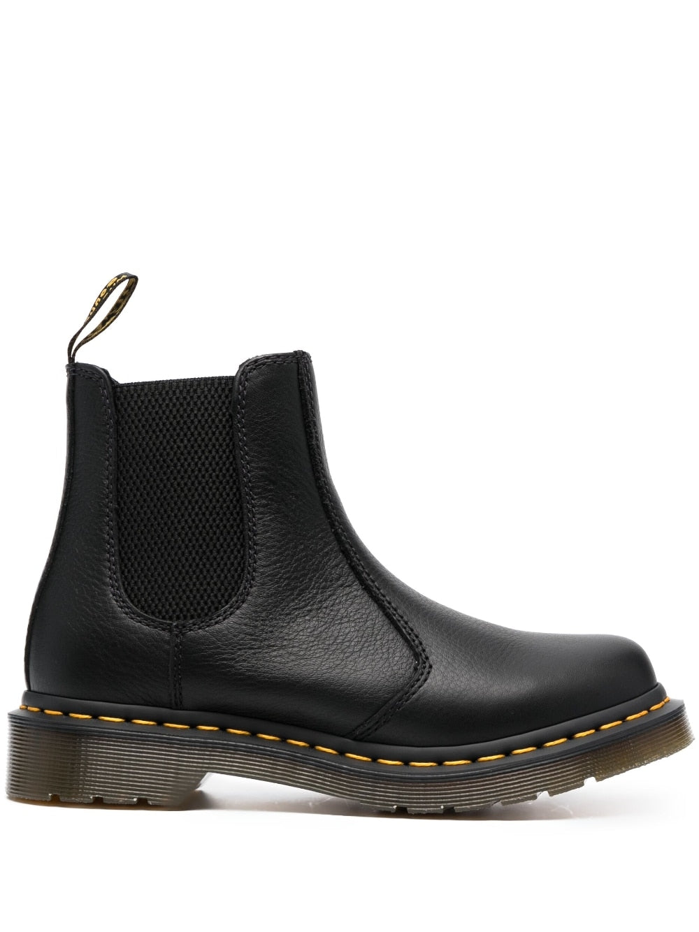 DR. MARTENS 스무스 가죽 앵클부츠 엘라스틱 사이드 패널