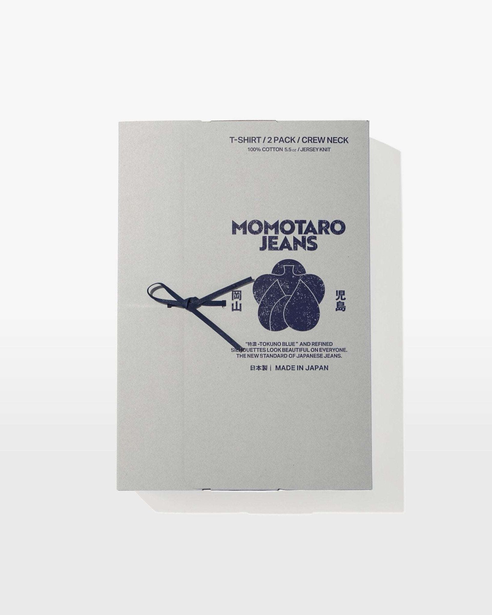 MOMOTARO JEANS 라운드 바디 티셔츠 세트