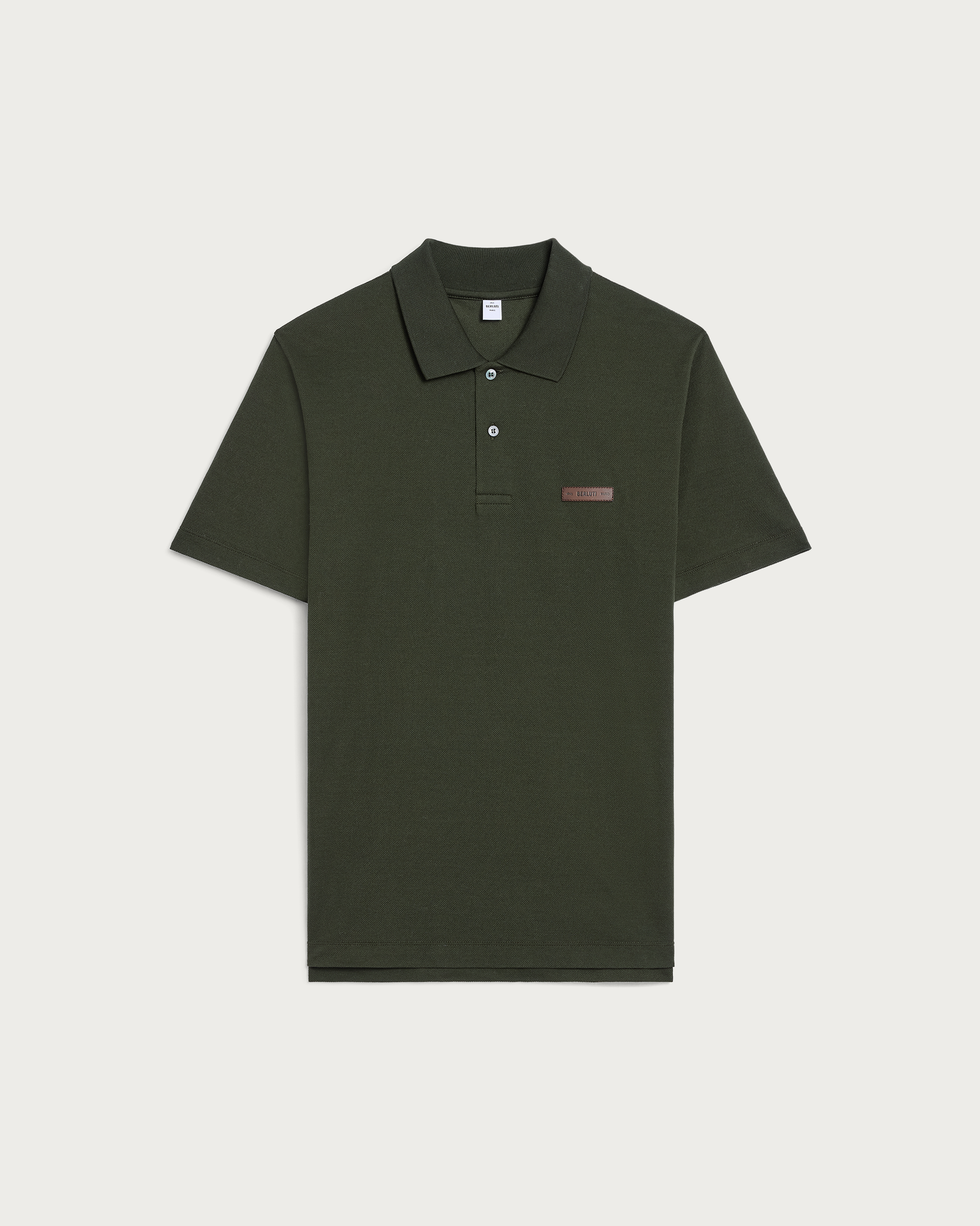 BERLUTI 레더 디테일 폴로
