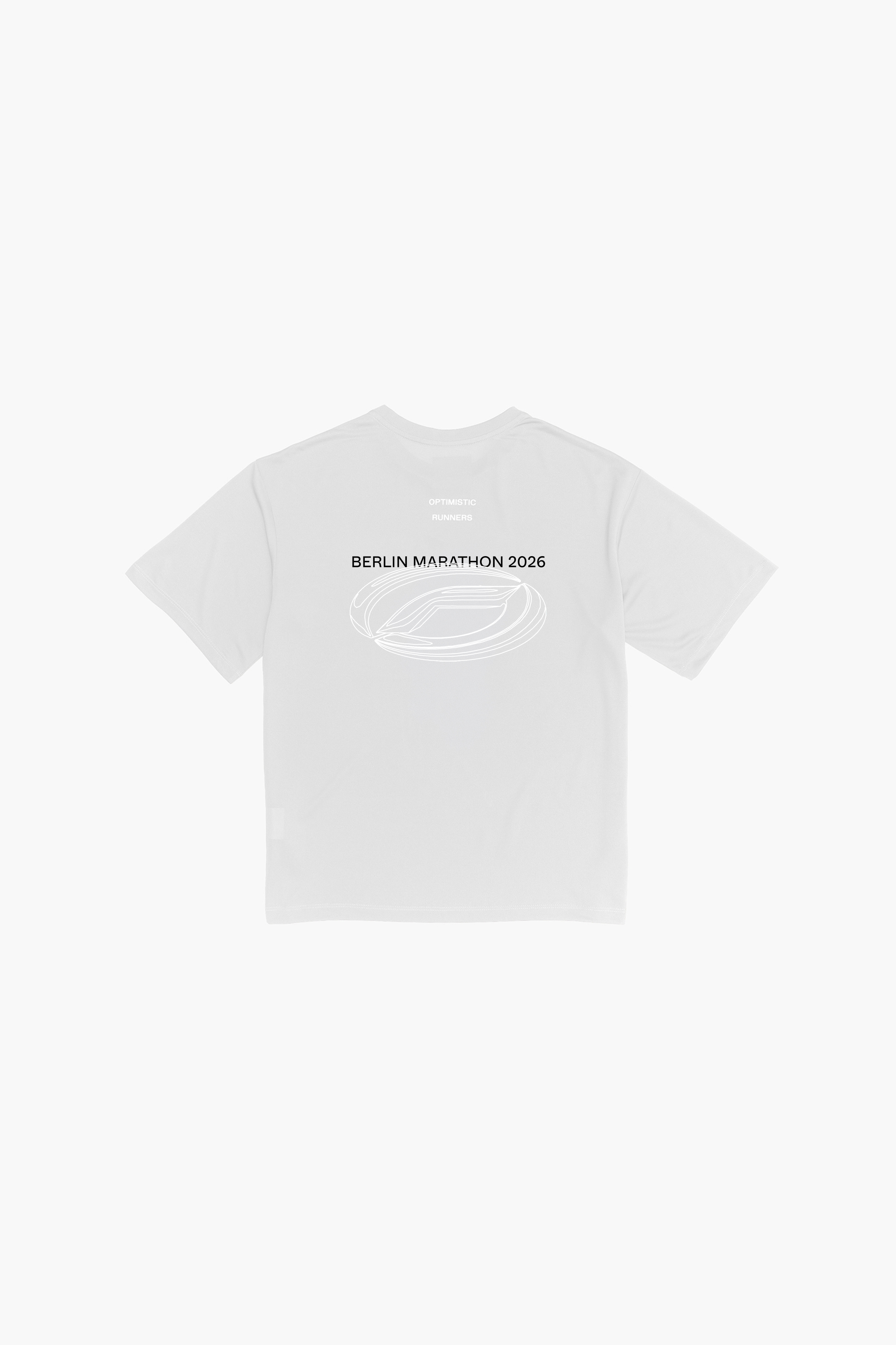 OPTIMISTIC RUNNERS 릴렉스드 티셔츠 베를린 마라톤'26