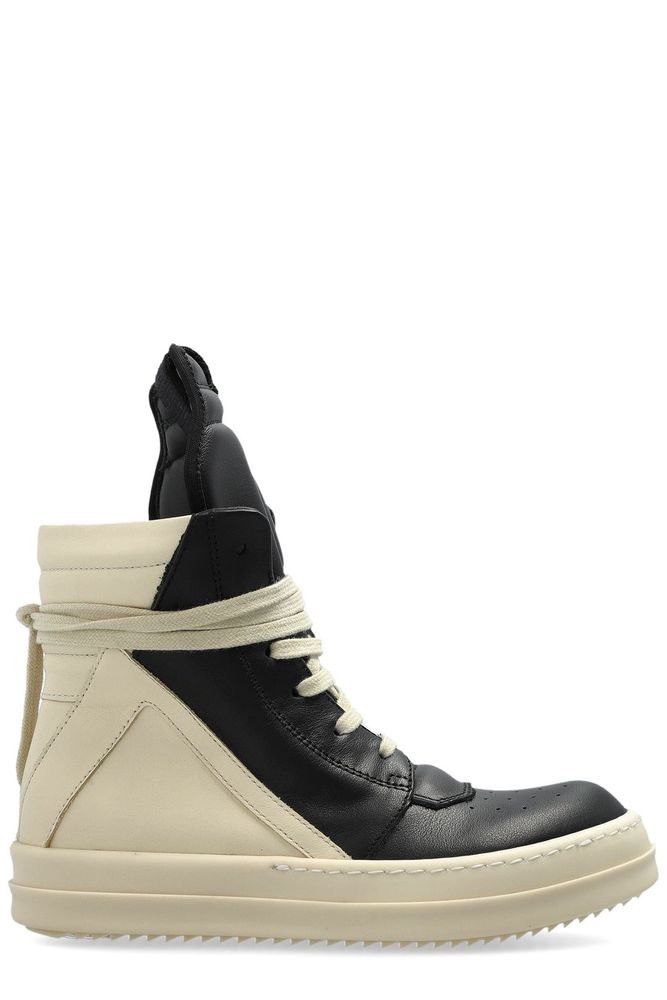 Rick Owens Kids 하이탑 레이스업 스니커즈