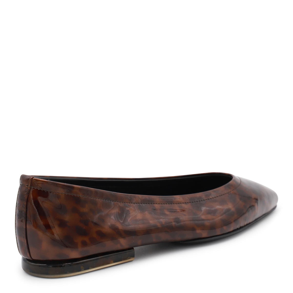 LOROPIANA 거북이 가죽 플랫