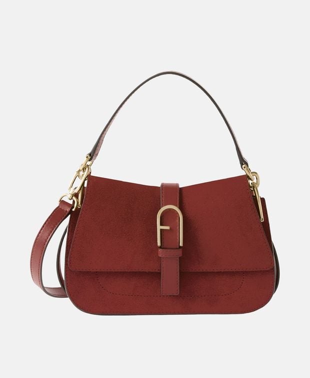 FURLA 가죽 탑 핸들 백 Flow