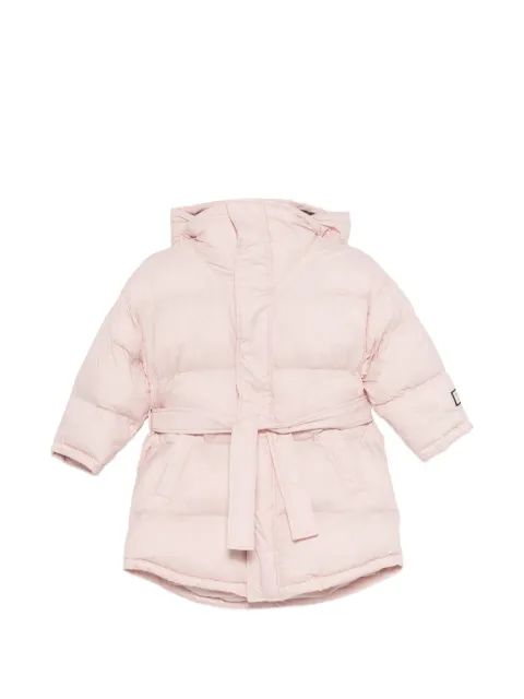Douuod Kids 벨트 후드 다운 자켓
