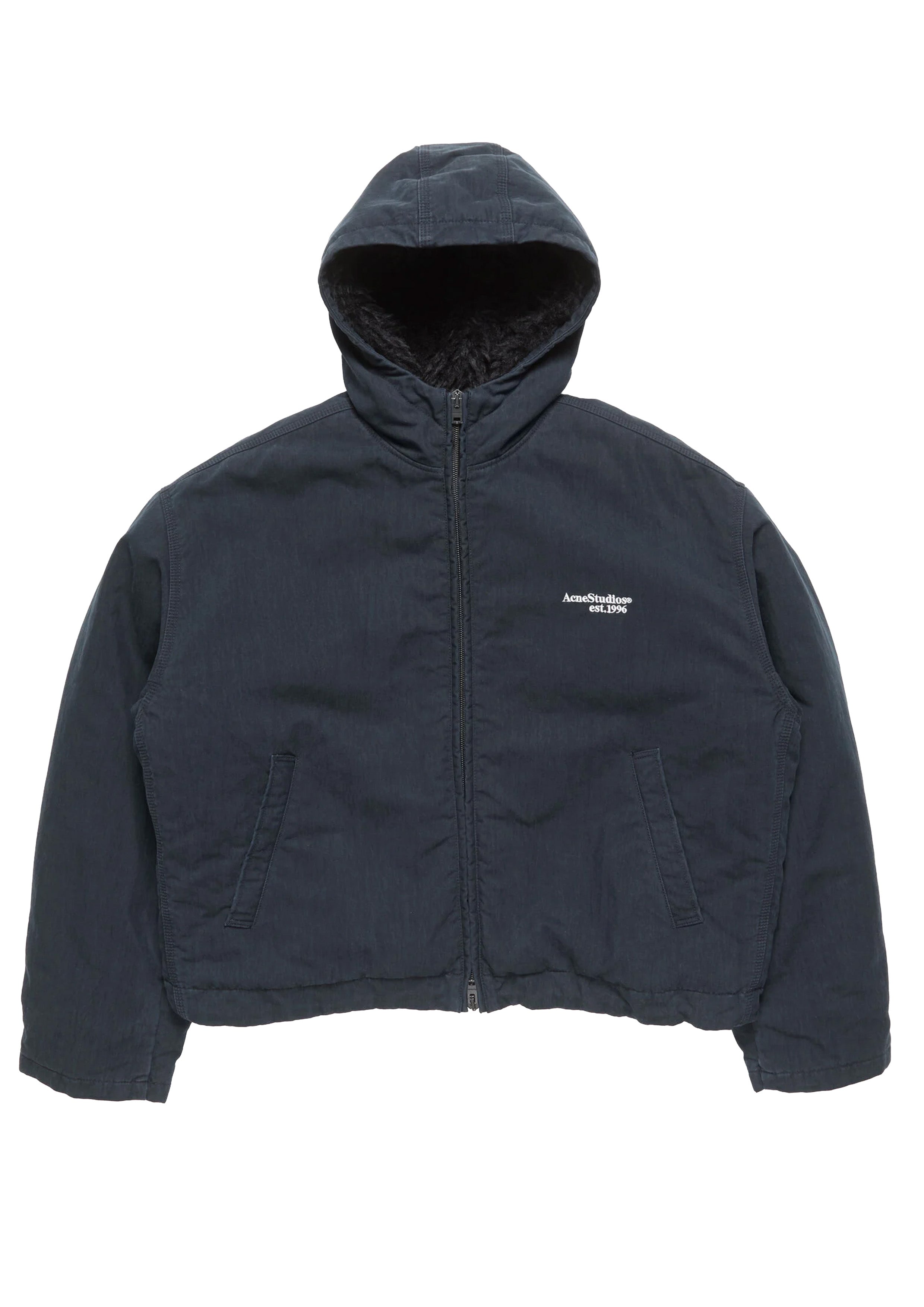 Acne Studios 올라비 왁스드 코튼 캔버스 이브닝 블루