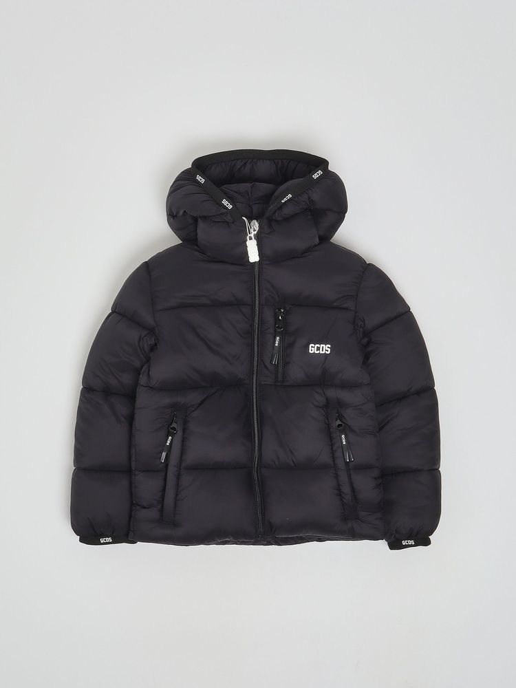 Gcds Kids 로고 후드 다운 자켓
