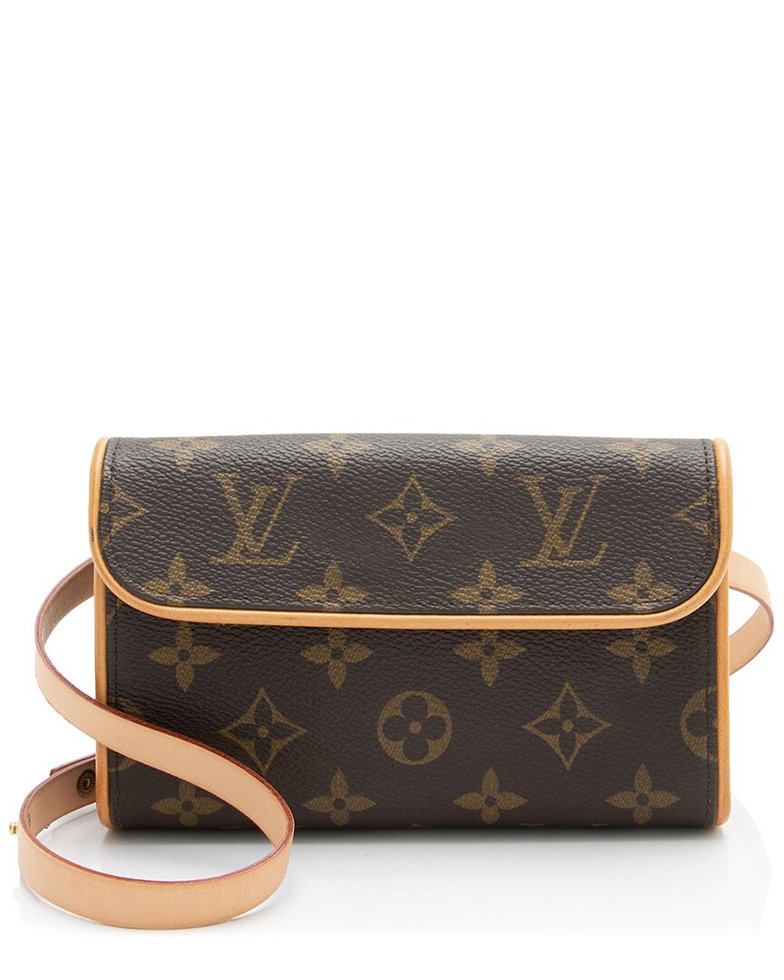 LOUIS VUITTON 브라운 모노그램 캔버스 플로렌틴 포셰트 벨트백