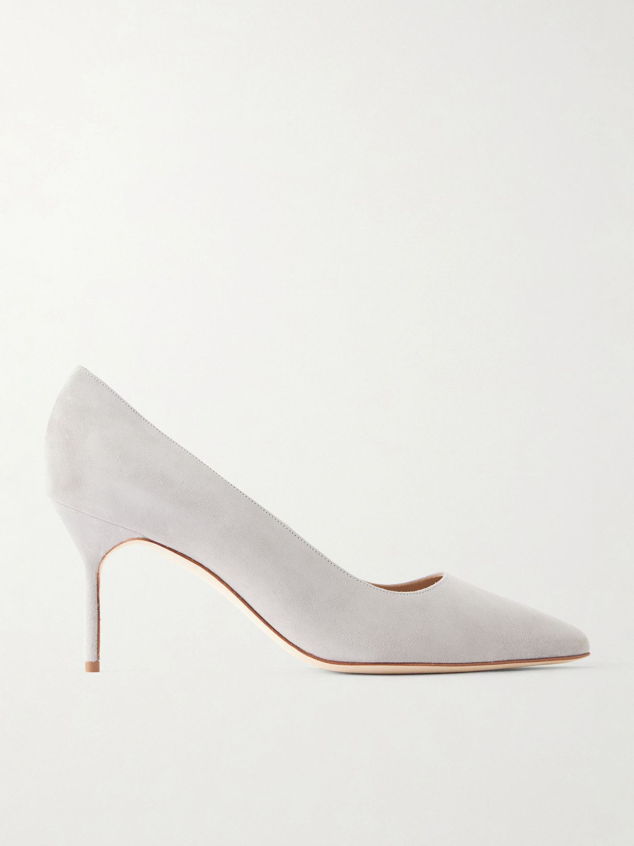 Manolo Blahnik Bb 70 스웨이드 펌프스