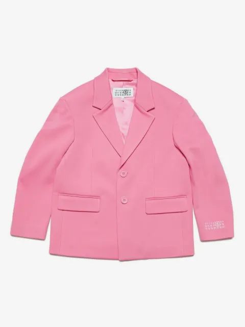 MM6 Maison Margiela Kids 싱글 브레스트 블레이저