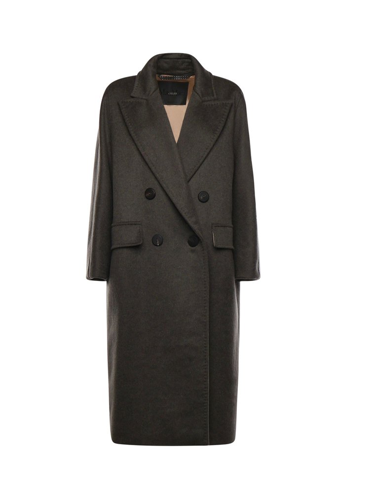 MAX MARA ATELIER 앵거스 더블브레스트 오버사이즈 코트