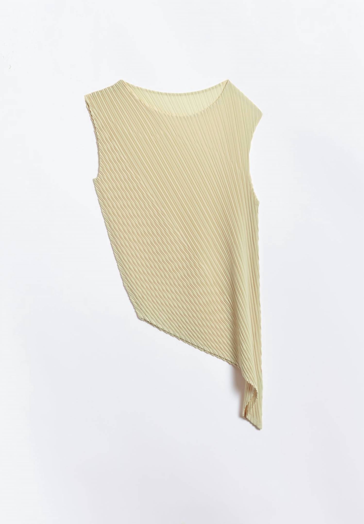 ISSEY MIYAKE 여성 컴파운드 플리츠 셔츠