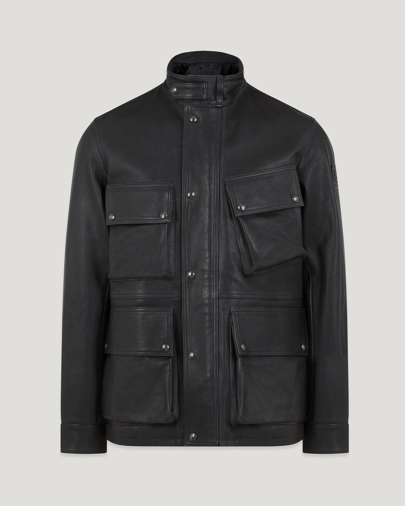 BELSTAFF 남성 가죽 자켓 블랙