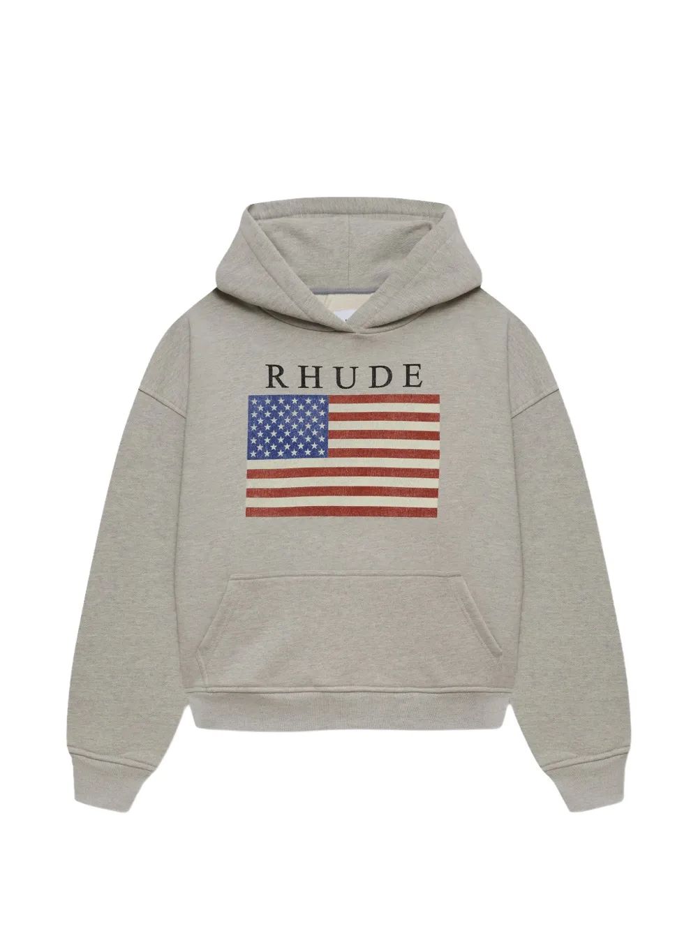 Rhude 미국 국기 프린트 후드티