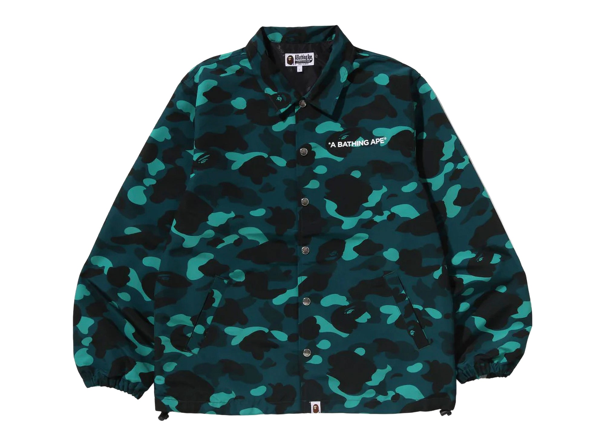 Bape 컬러 카모 코치 자켓