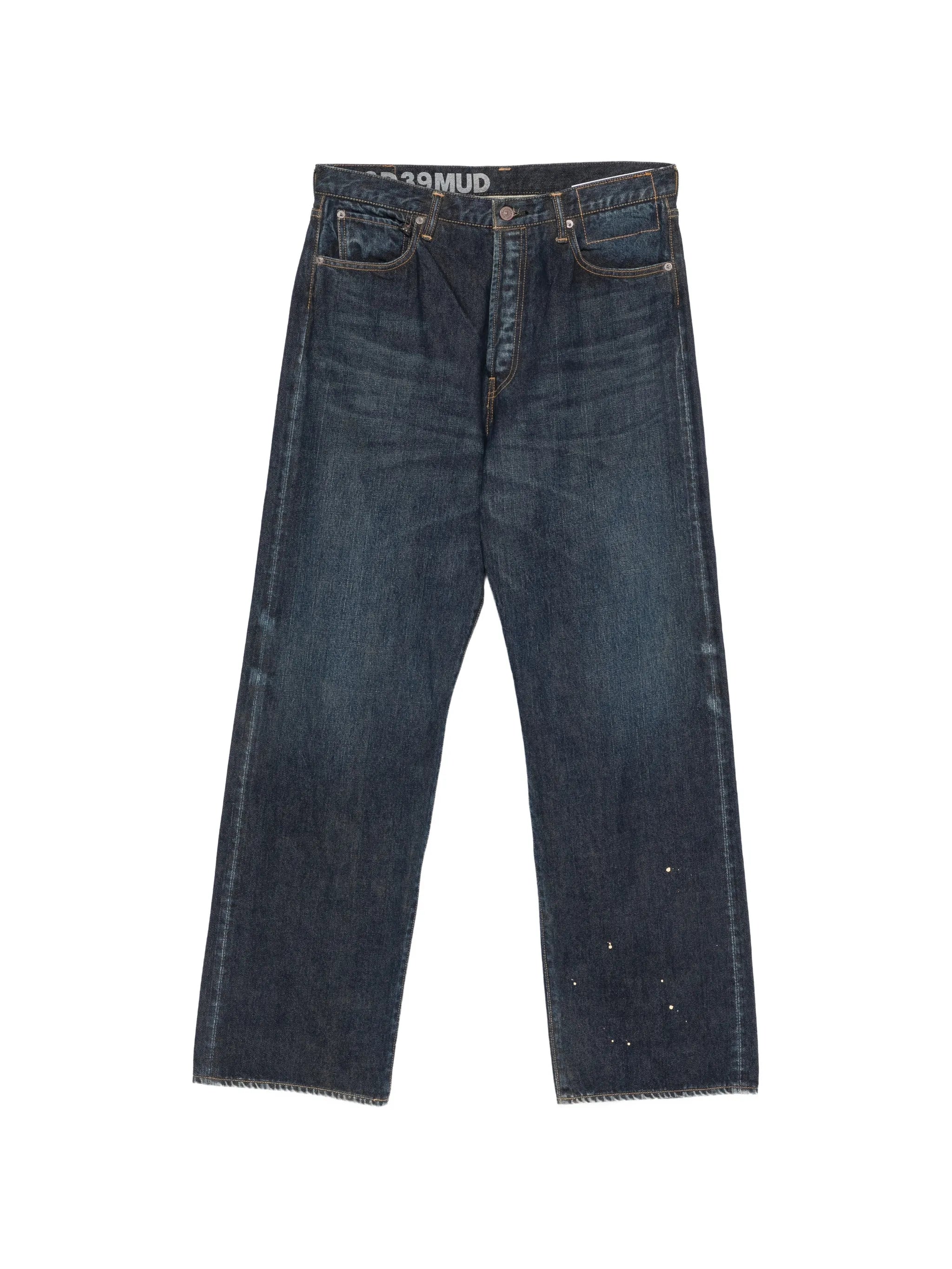 Visvim 소셜 스컬프처 01 와이드 레그 진