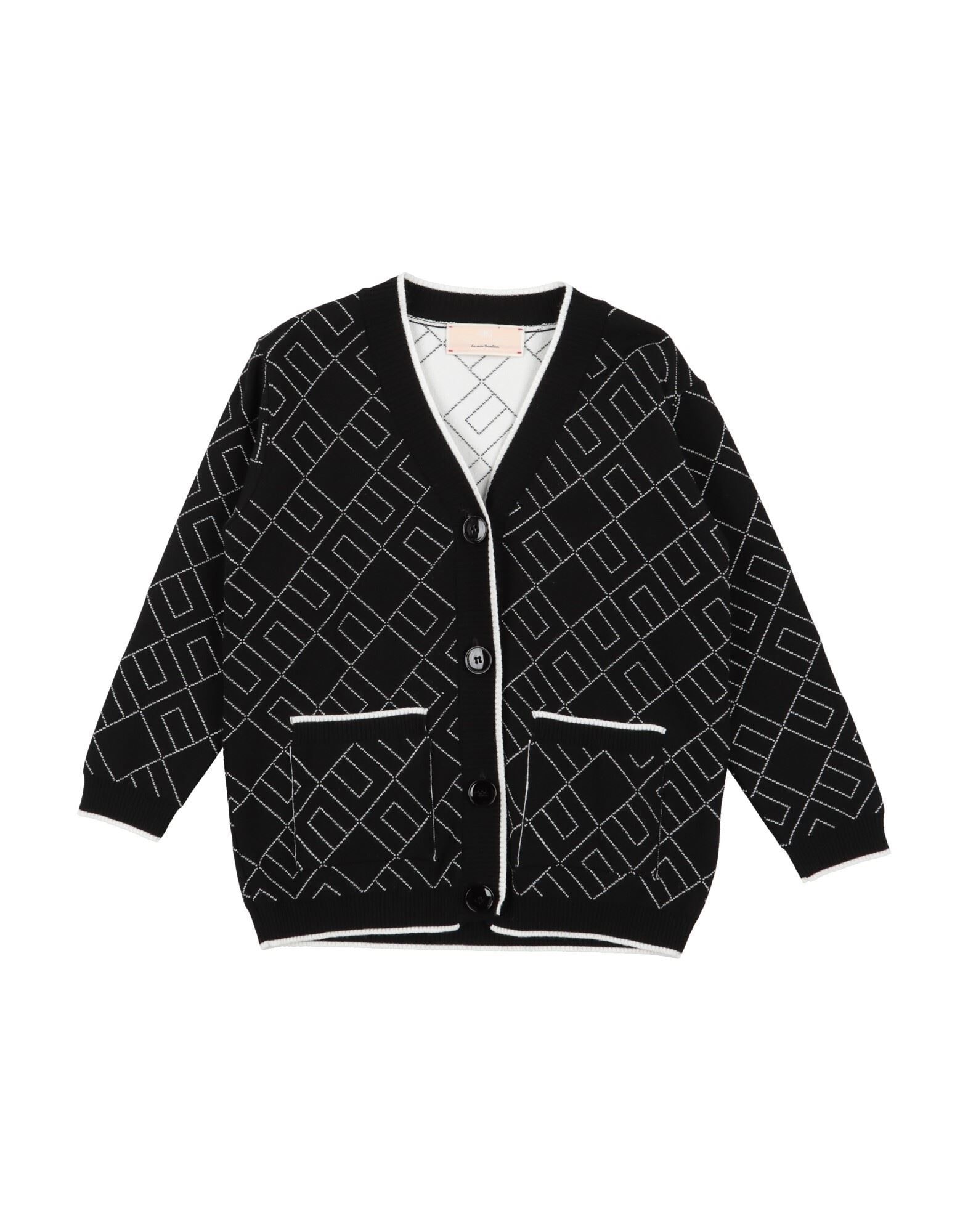 ELISABETTA FRANCHI 로고 디자인 가디건