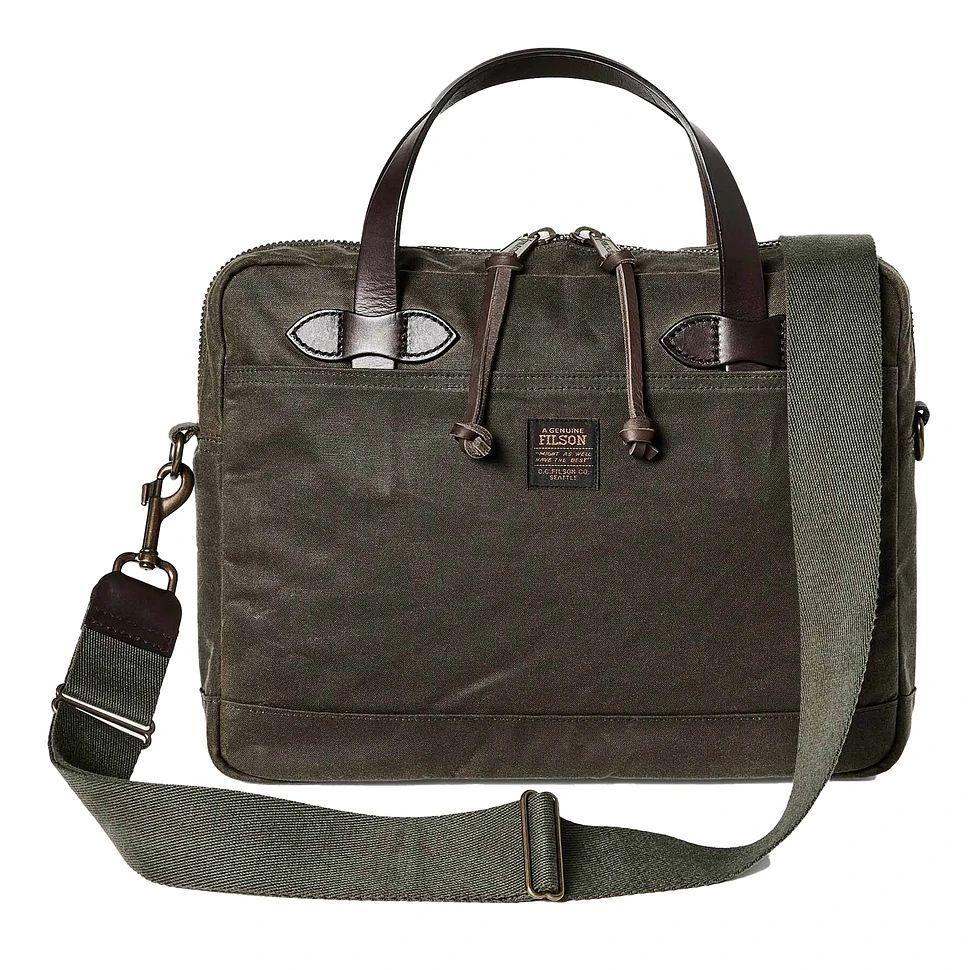 FILSON 틴 클로스 컴팩트 브리프케이스