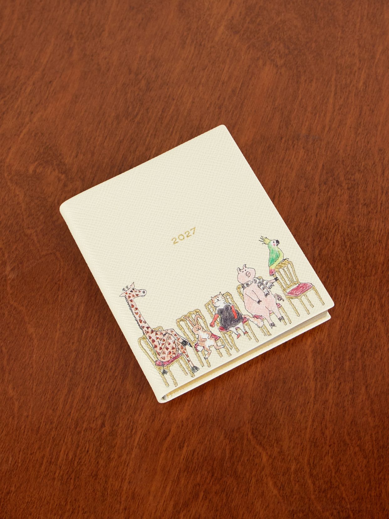 Smythson + 그레이스 코딩턴 패션 2027 텍스처 가죽 다이어리
