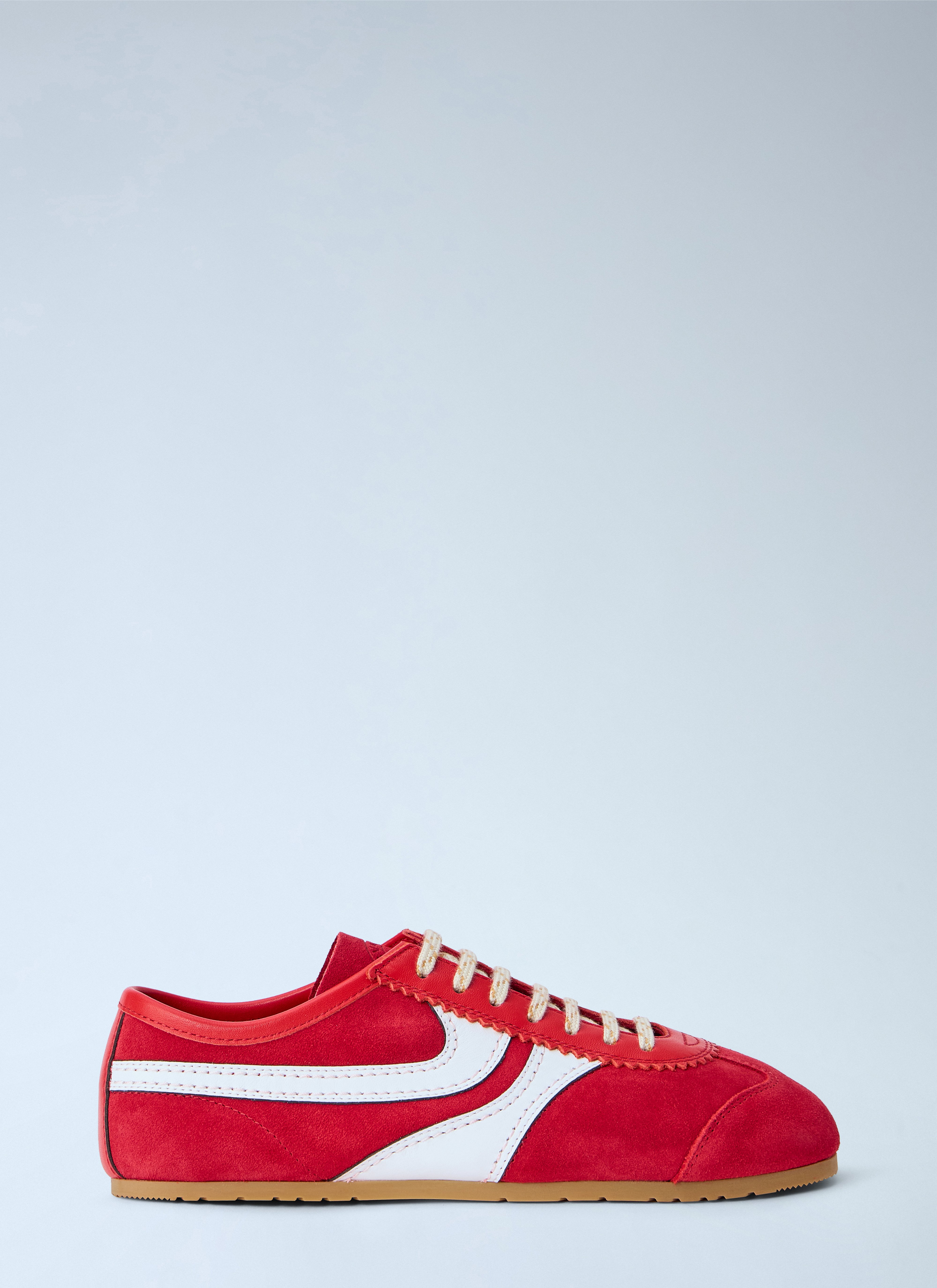 DRIES VAN NOTEN 스웨이드 패널 스니커즈