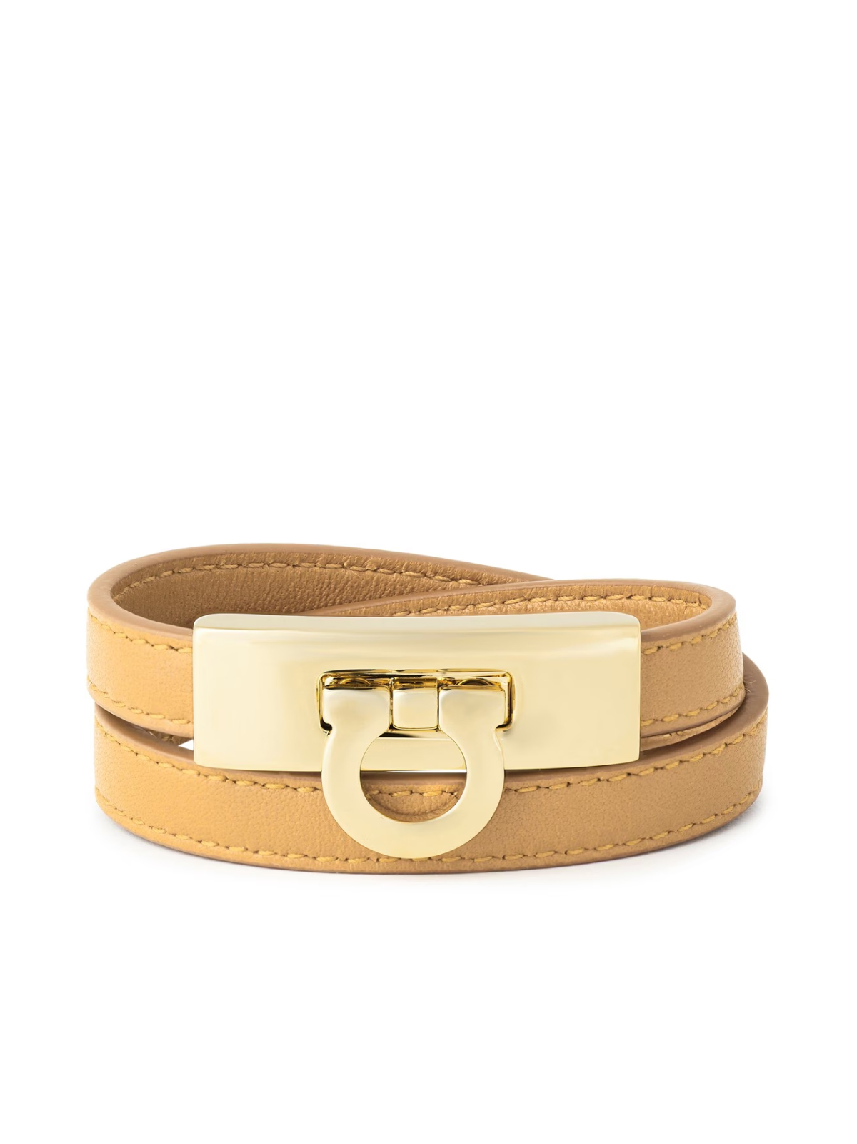 SALVATORE FERRAGAMO 허그 간치니 로고 팔찌