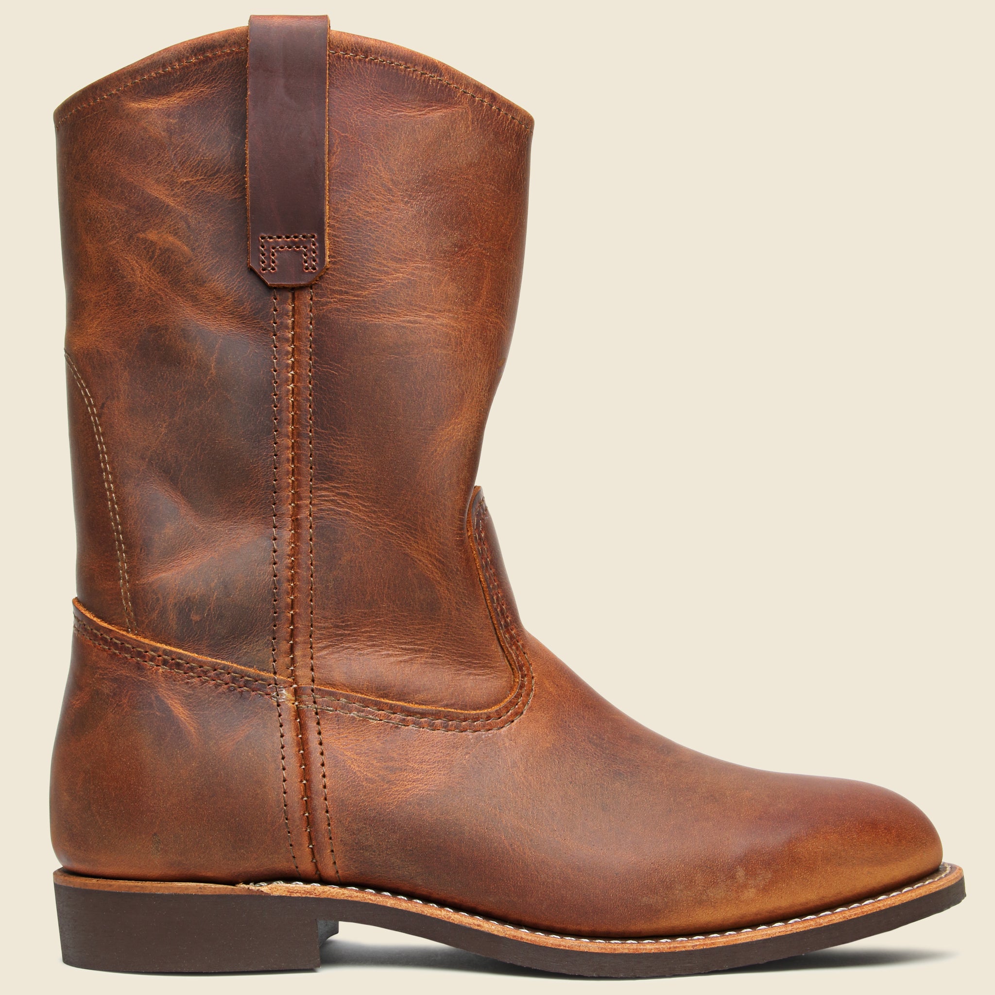 RED WING 11인치 페코스 부츠 8066 구리 러프 앤 터프