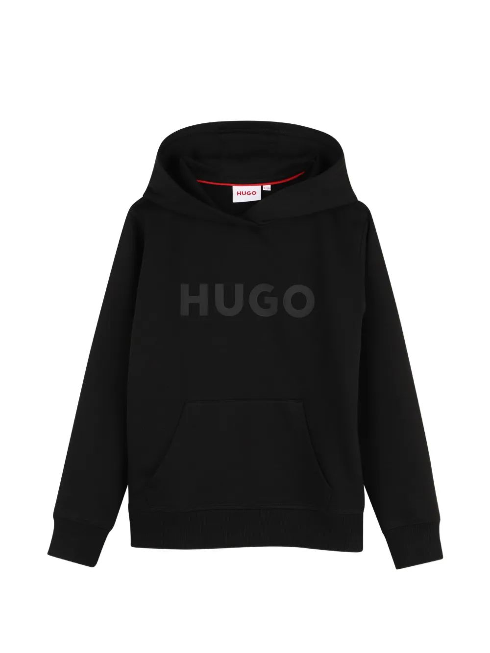 HUGO Kids 로고 프린트 후드티