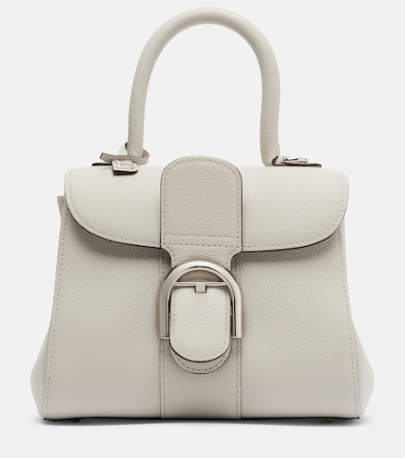 Delvaux 브릴리언트 미니 레더 탑 핸들 백