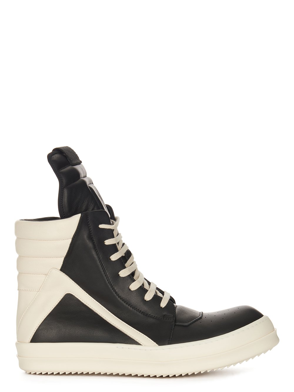 RICK OWENS 지오바스켓 블랙 밀크 송아지 가죽
