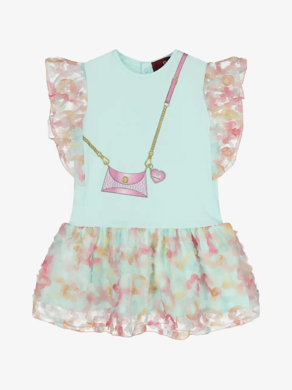 Aigner Kids 러플 드레스
