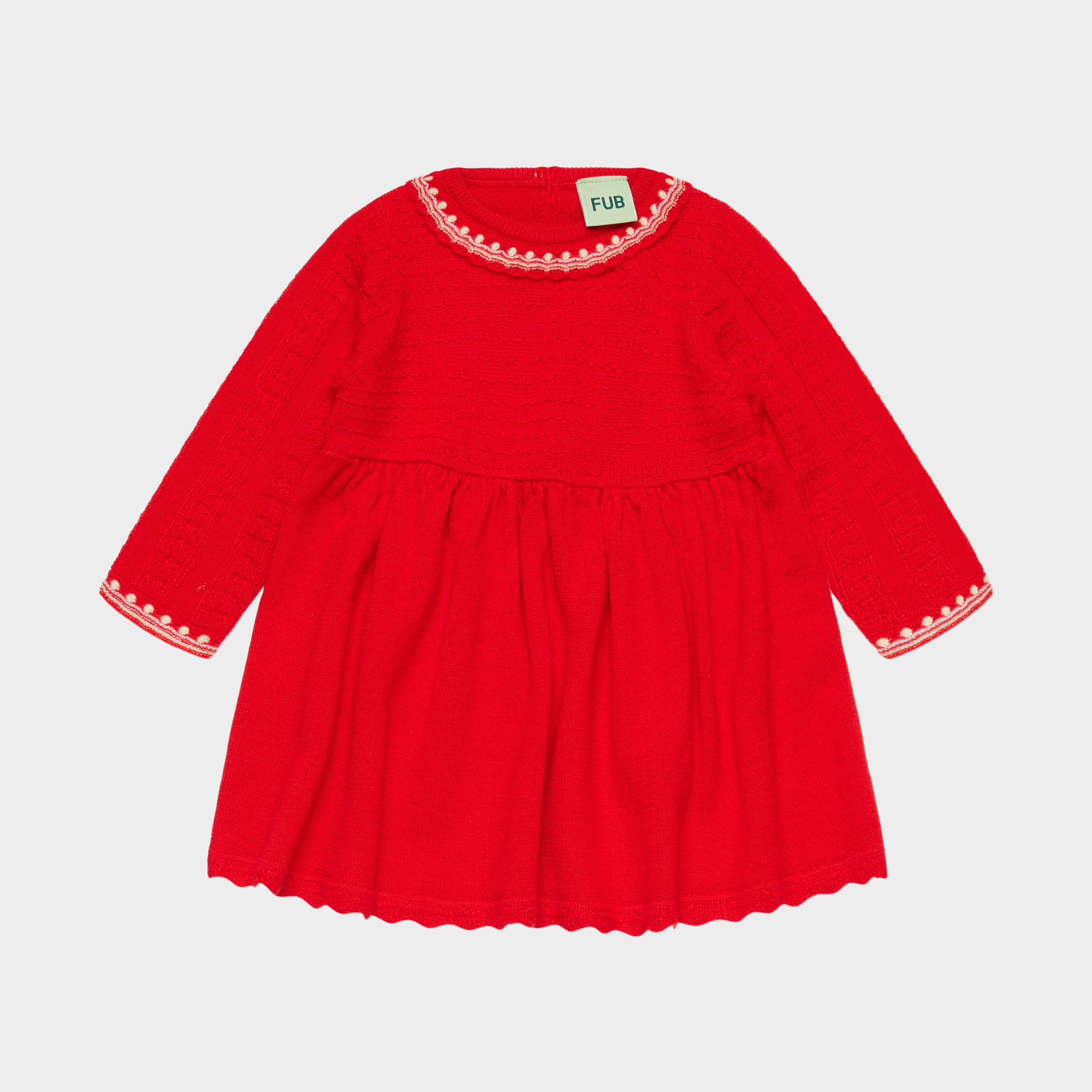 FUB kids 아기 드레스 클래식 레드