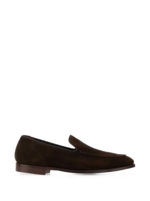 Crockett & Jones 살콤브르 2 스웨이드 로퍼