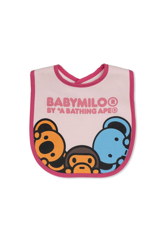 A Bathing Ape Kids A BATHING APE® 베이비밀로 프린트 턱받이