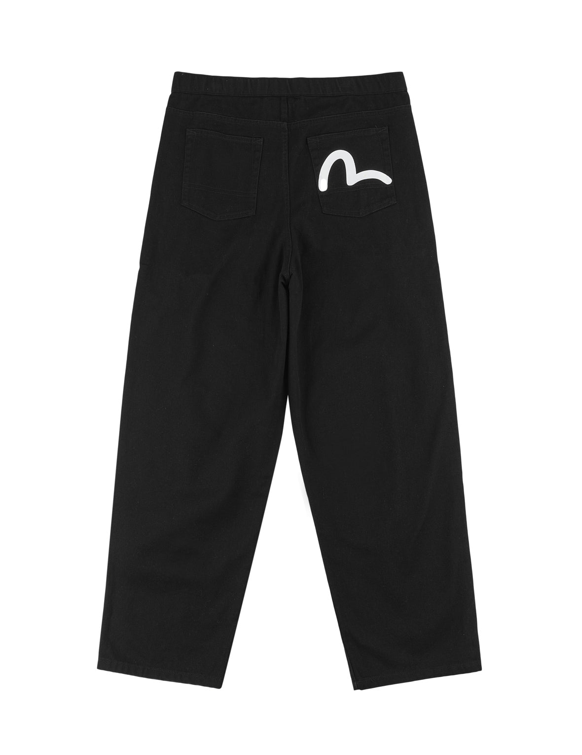 EVISU 백 시걸 프린트 치노 팬츠