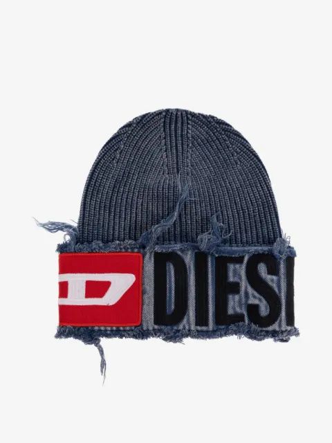 DIESEL 프레이드 로고 패치 비니
