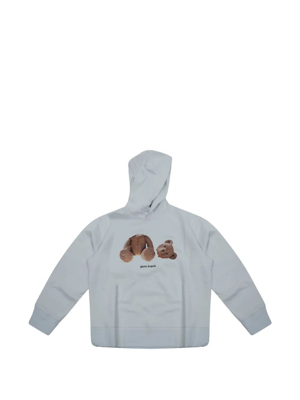 Palm Angels Kids 브로큰 베어 프린트 후드티