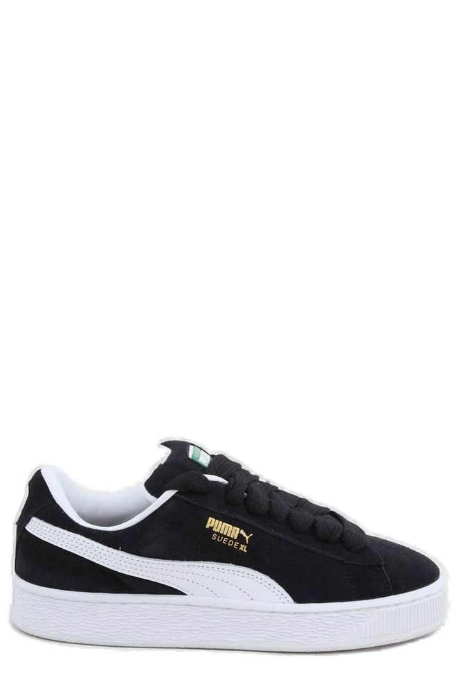 Puma Kids 로고 디테일 레이스업 스니커즈