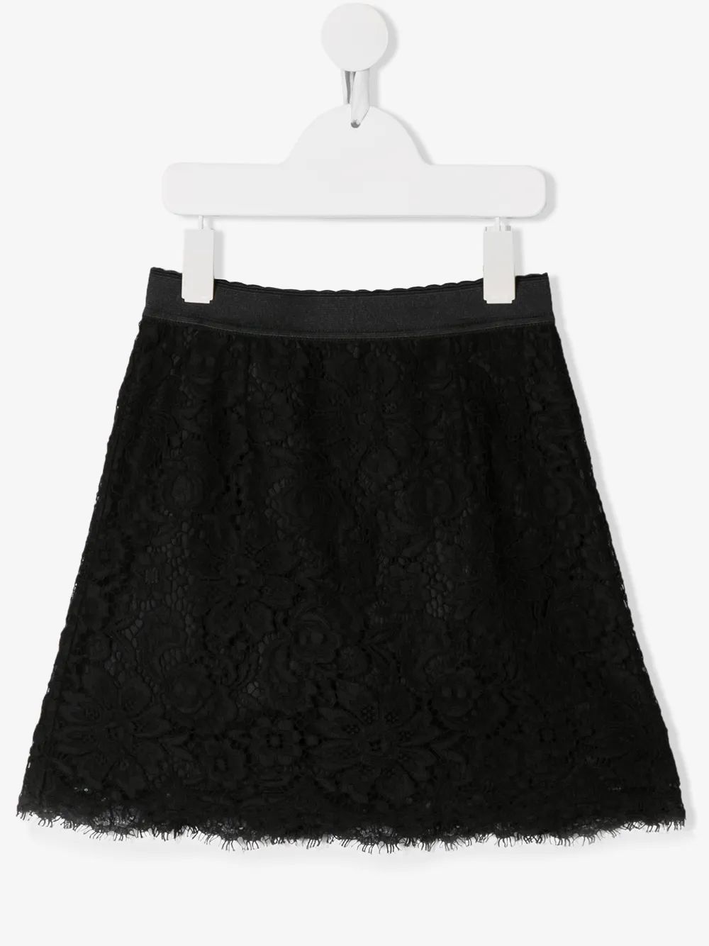 Dolce & Gabbana Kids 레이스 스커트