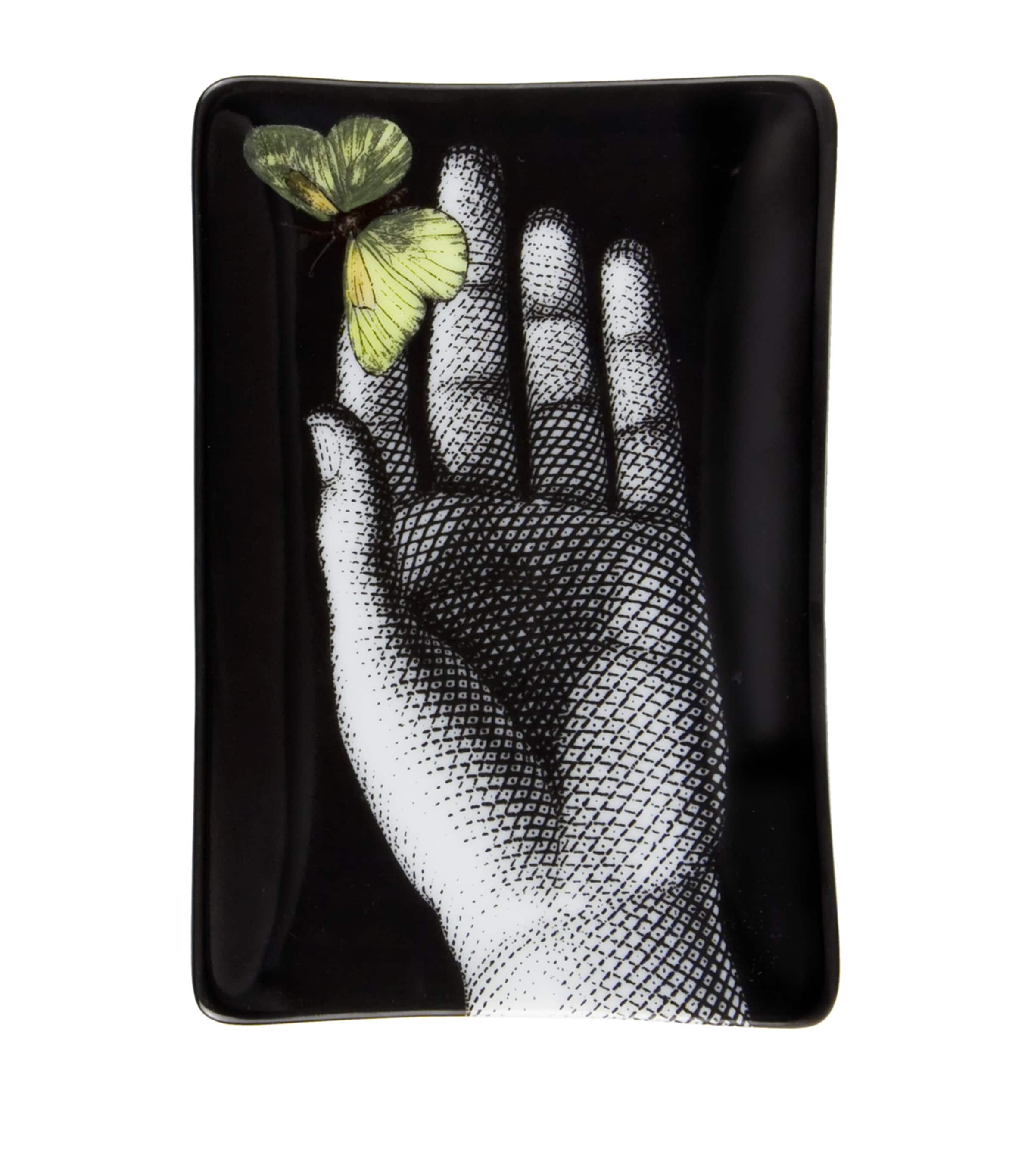 Fornasetti 사각 도자기 재떨이