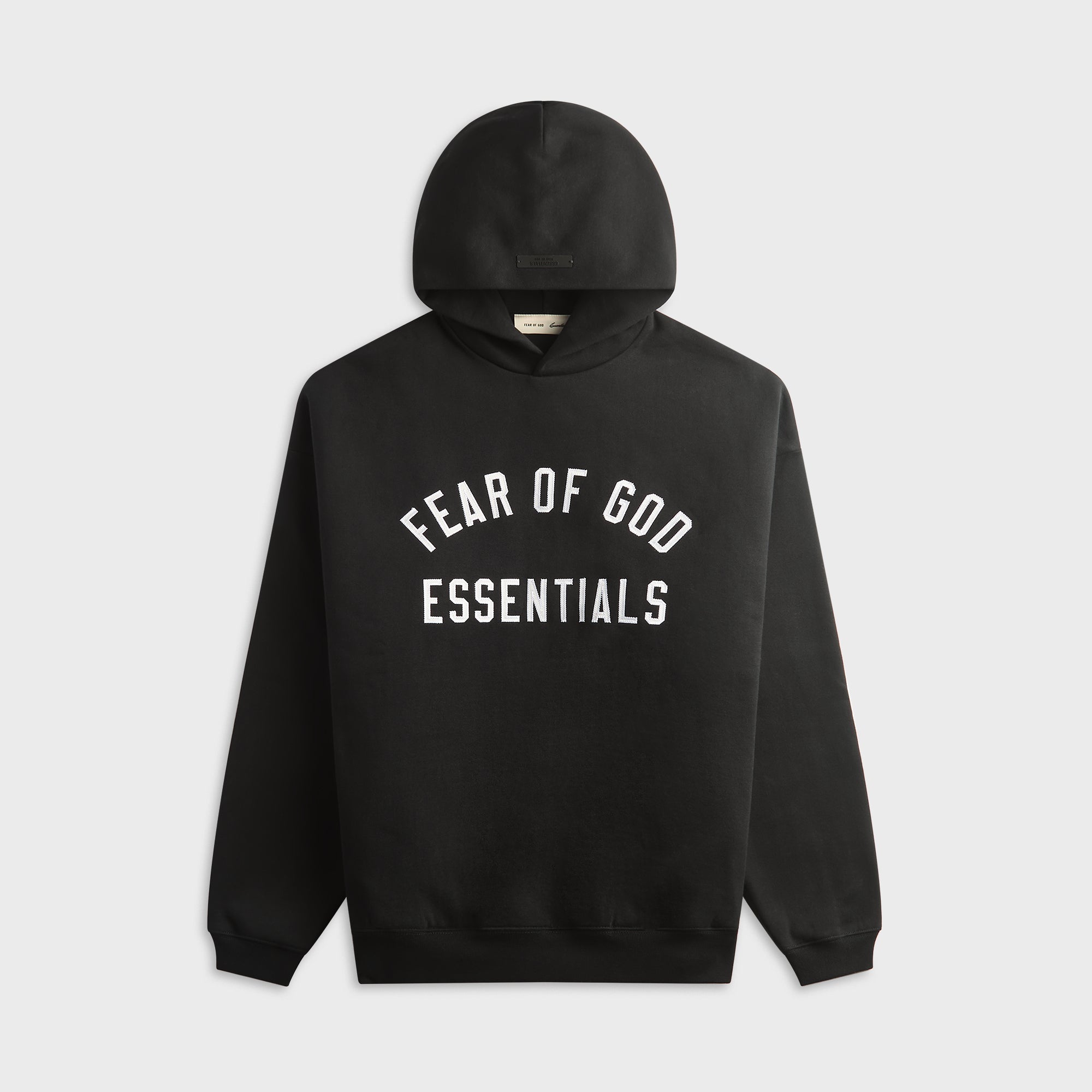 ESSENTIALS 바시티 90s 후드티