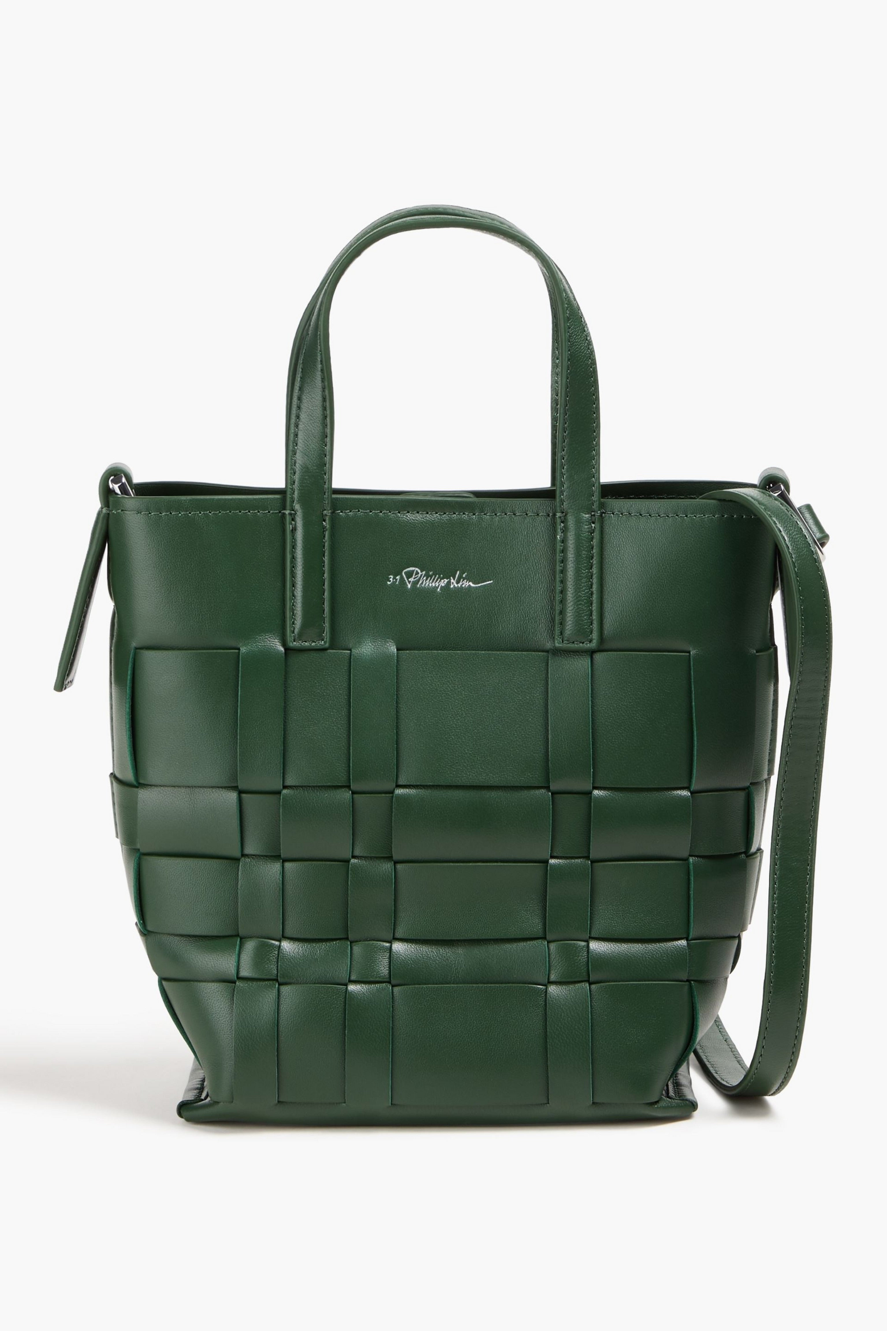 3.1 PHILLIP LIM 오디타 우븐 가죽 버킷백