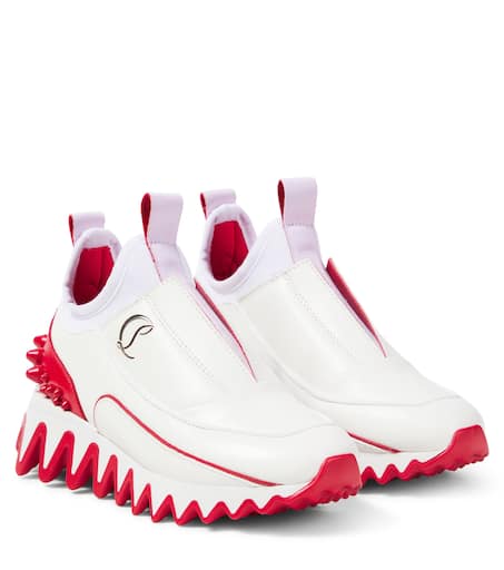 Christian Louboutin Kids 미니 샤키루브 슬립온 스니커즈