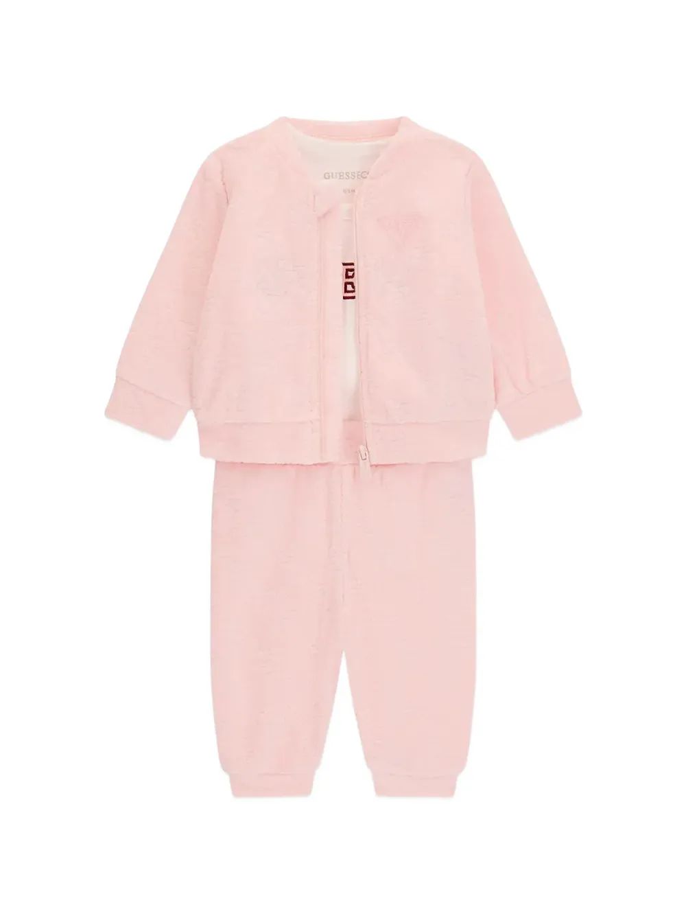 guess kids 모노그램 패턴 트랙수트 세트