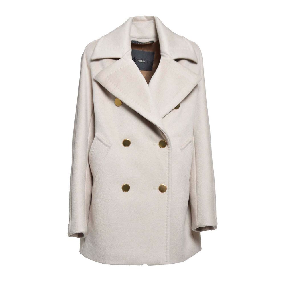 MAX MARA ATELIER 더블브레스트 롱슬리브 코트