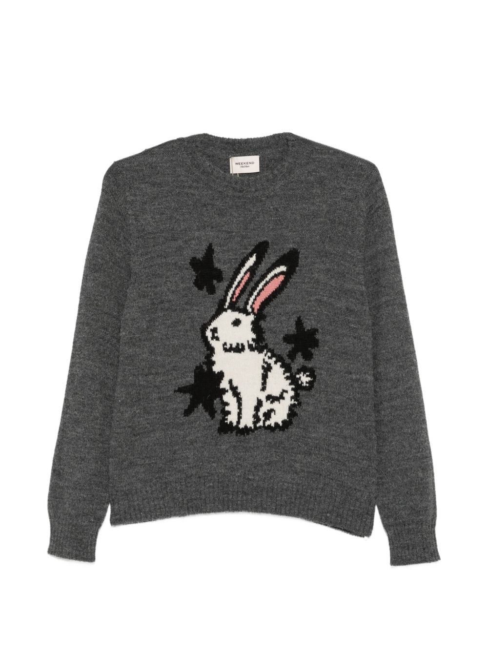 MaxMara Weekend 토끼 모티프 크루넥 맨투맨
