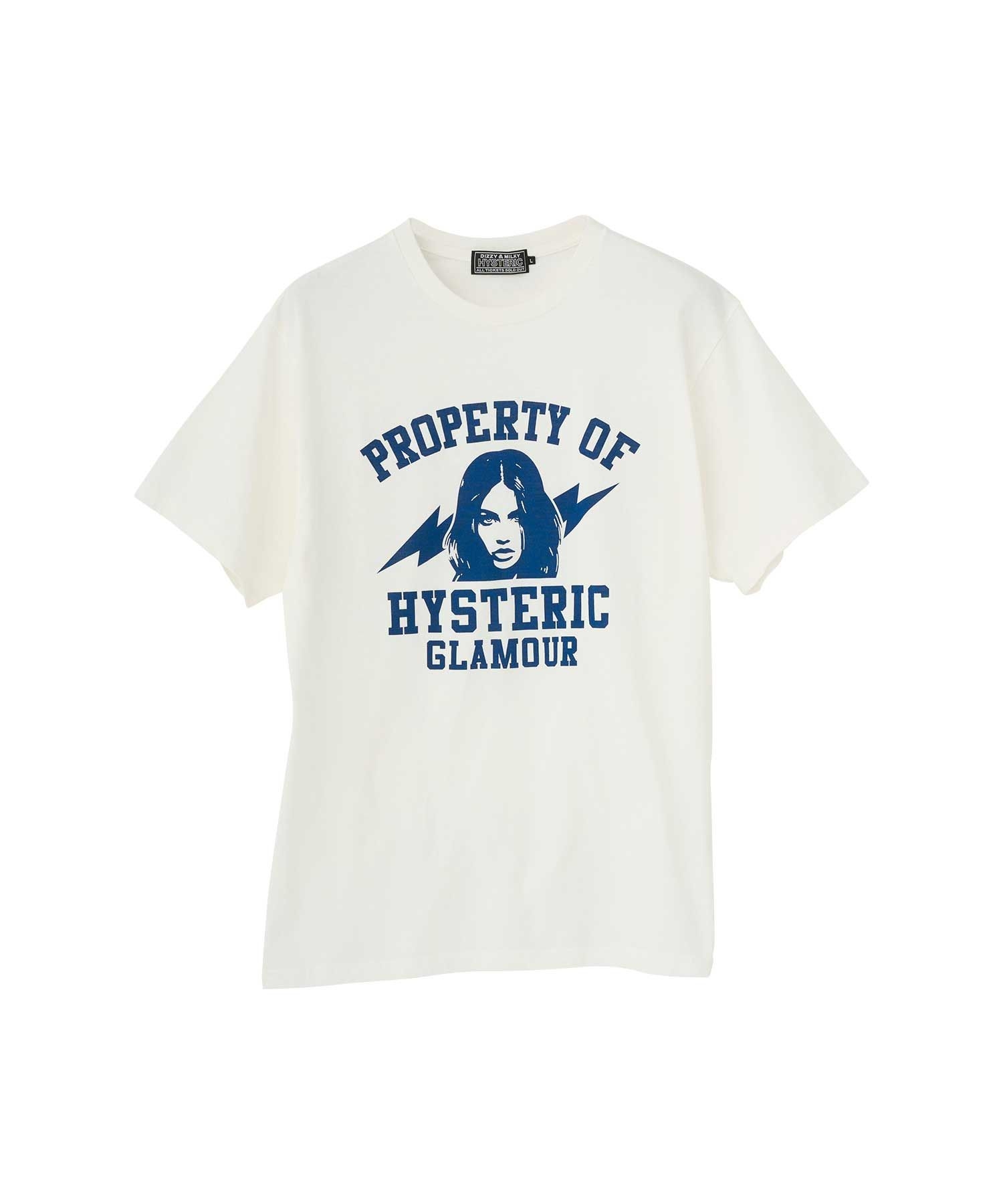 HYSTERIC GLAMOUR 프로퍼티 오브 히스테릭 티셔츠