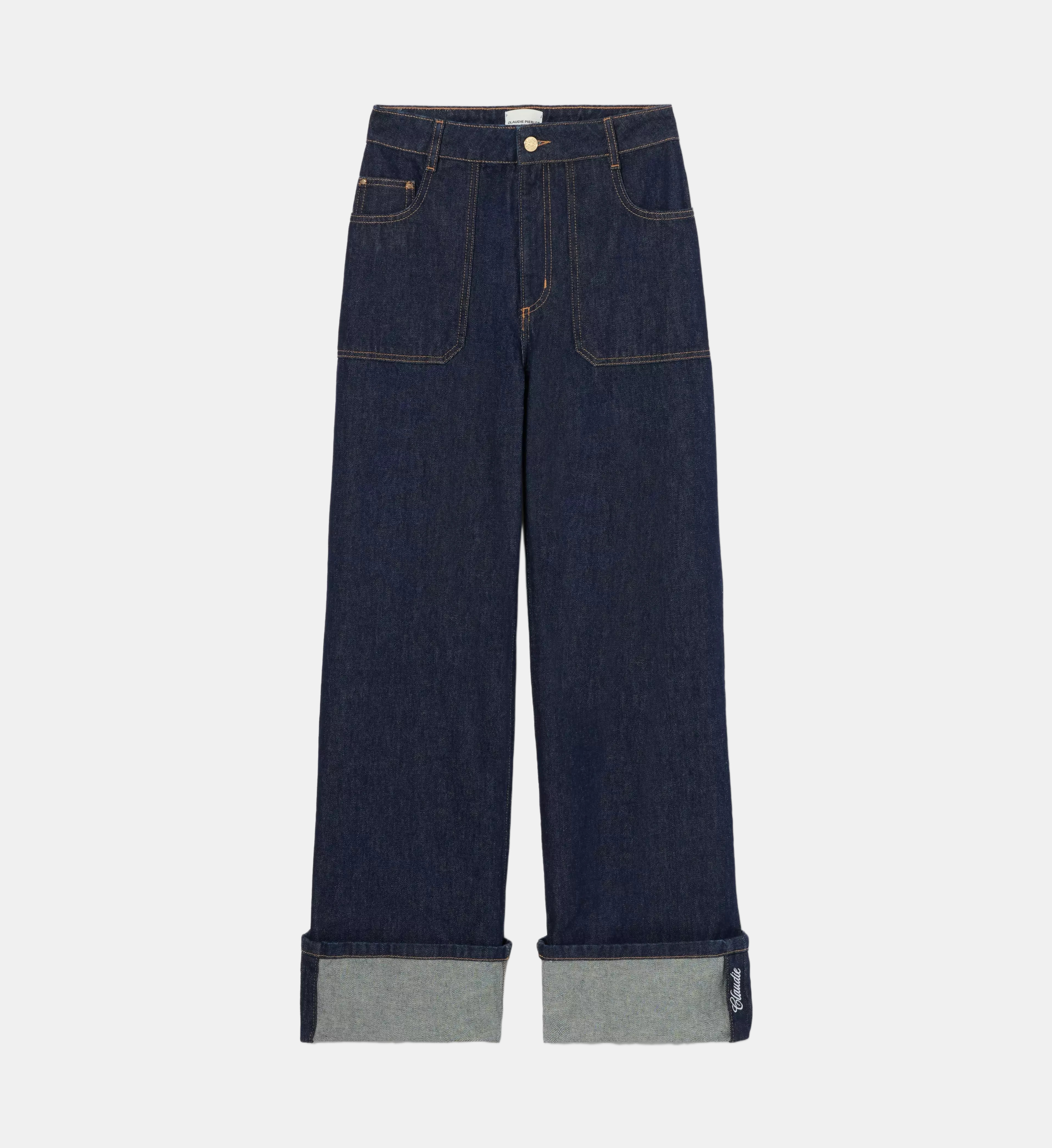 Claudie Pierlot  와이드 팬츠 데님 자수