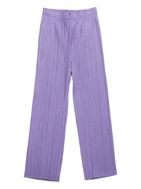 PLEATS PLEASE 크롭드 테이퍼드 바지